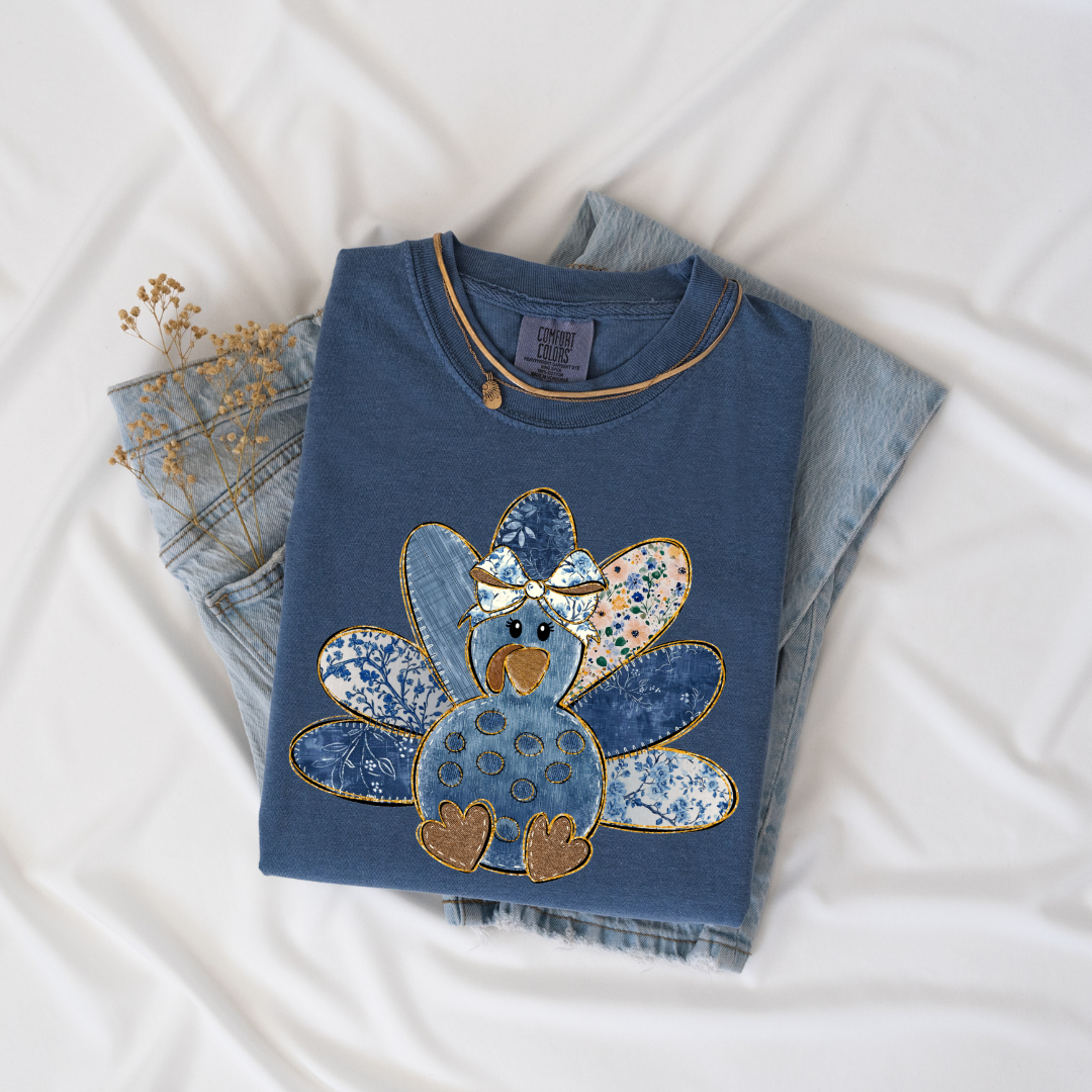 Denim Turkey T-Shirt