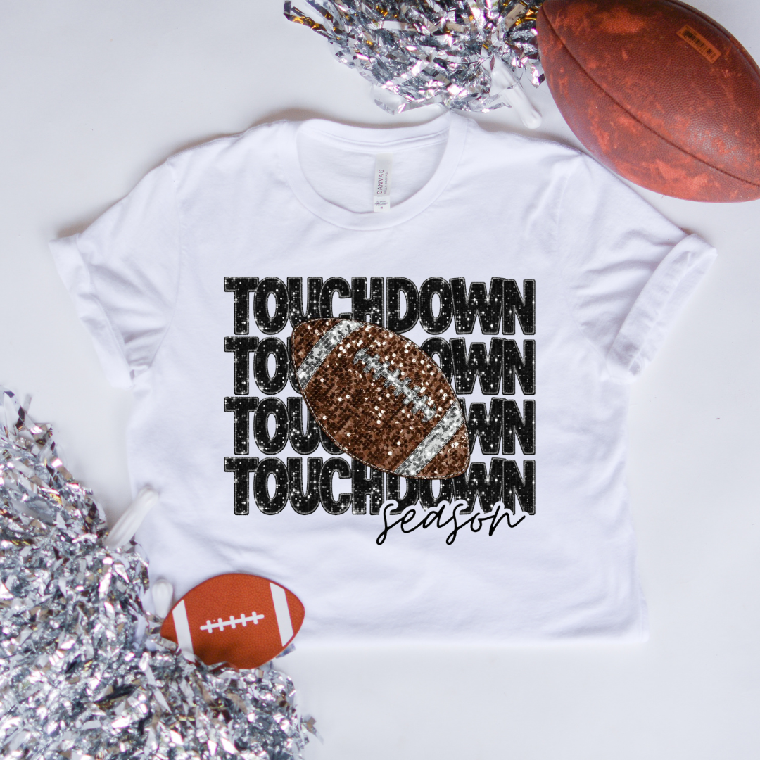 Touchdown Season Top - Sequin Design