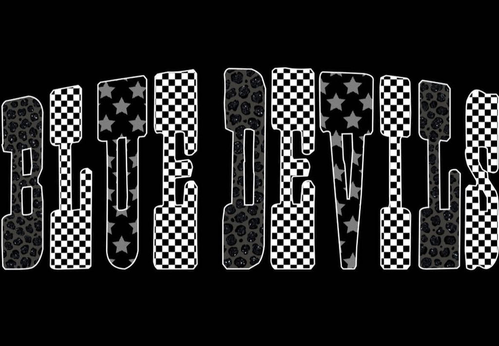 B/W Rebels/Blue Devils Top