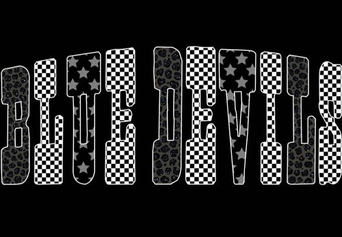 B/W Rebels/Blue Devils Top