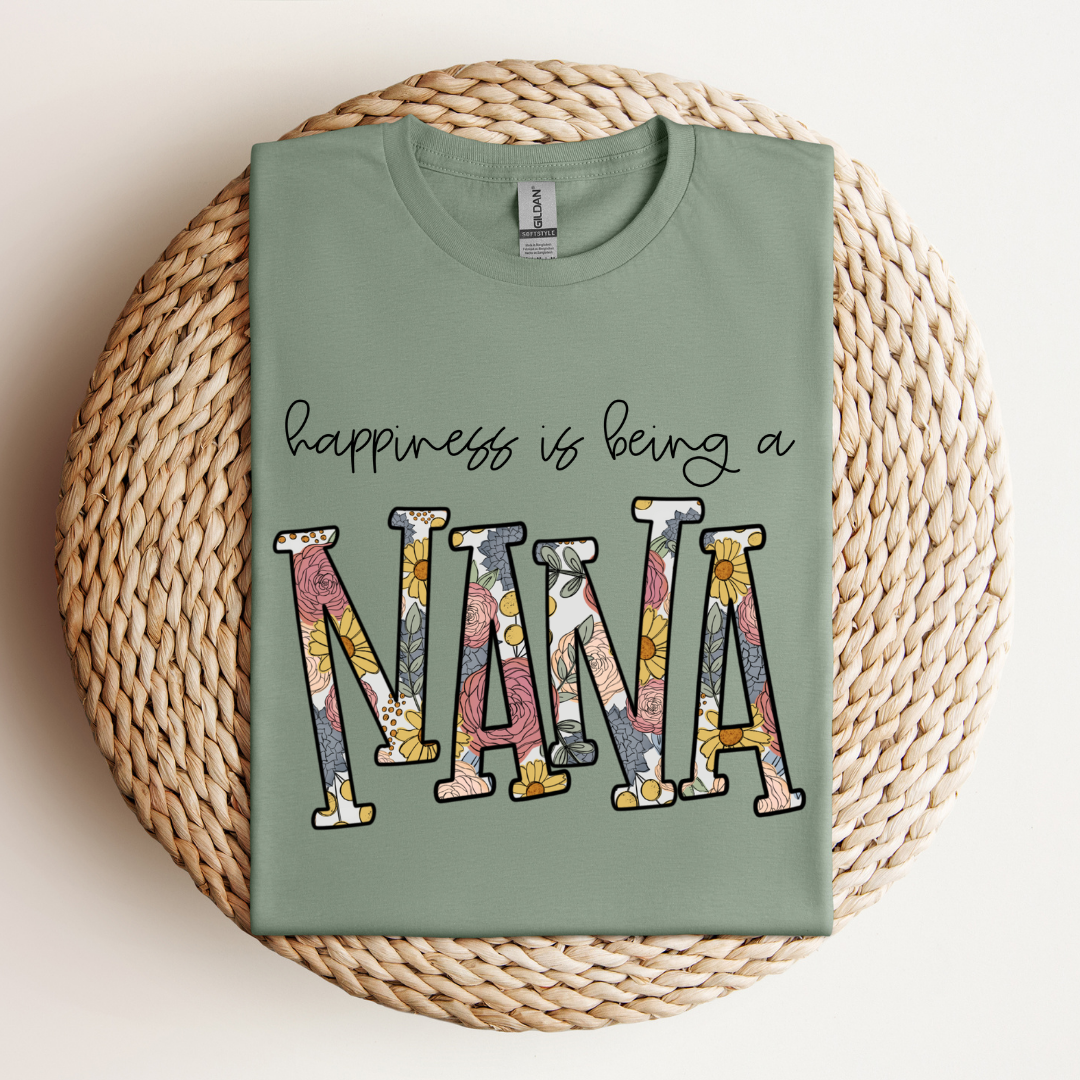 Happiness is being a Nana T-Shirt