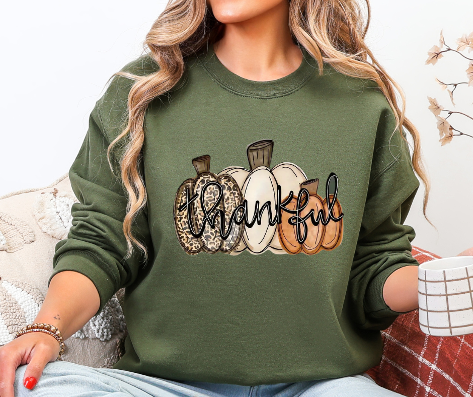 Thankful Pumpkins Sweatshirt